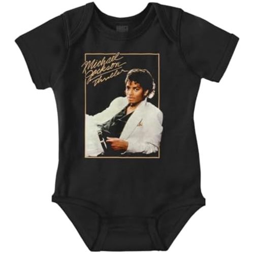 Brisco Brands Michael Jackson Thriller Album Cover Baby Romper Boys or Girls
