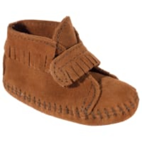 Minnetonka Moccasin Front Strap Booties for Babies or Toddlers | Bass Pro Shops