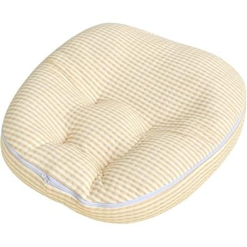 Sleeper Pillow with Cotton Cover, Skin Friendly Lounger Pillow Multifunctional Soft Floor Nest Pillow for 𝖡𝖺𝖻𝗒 Shower Gift (B)