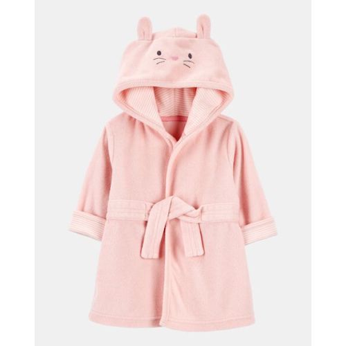 Baby Bunny Hooded Terry Robe - Pink | Carter's
