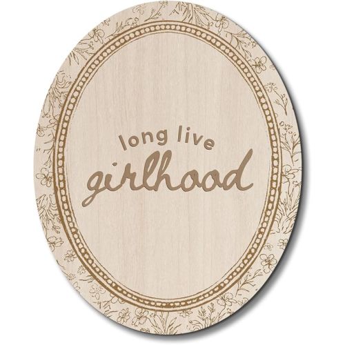Dilemat Girls Room Decor,Girls Room Oval Wall Art Decor