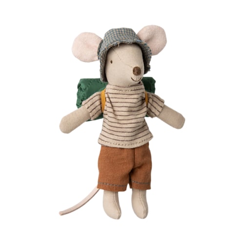 Hiker Mouse, Big Brother, Thin Stripes - Maileg - Maileg USA