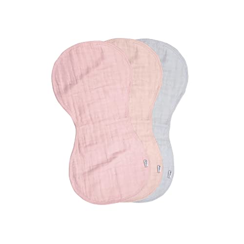 green sprouts Organic Cotton Muslin Burp Cloths, Adult Use Only, Hypoallergenic, Standard 100 by Oeko-TEX® Certified, Tested for Hormones Large