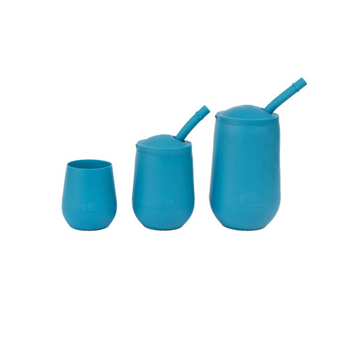 ezpz Developmental Cup Set - Versatile Sippy, Training & Straw Cups in Select Colors
