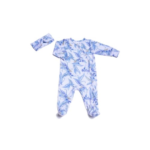 Footie & Head Wrap Set