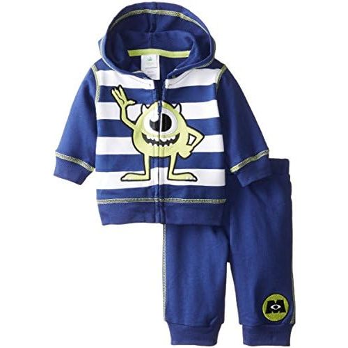 Disney Baby Baby-Boys Newborn Monsters 2 Piece Jacket Set
