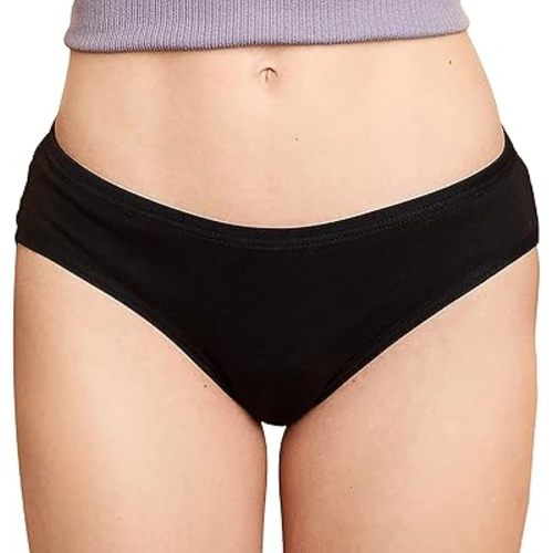 Rael Period Underwear for Women - Cotton Menstrual Panties, Leak Protection (S-XXL)