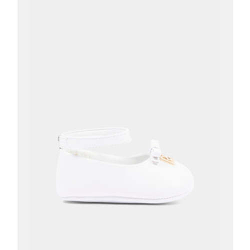 ▷ Ballerine bianche per neonata con logo Dolce & Gabbana Kids | CoccoleBimbi