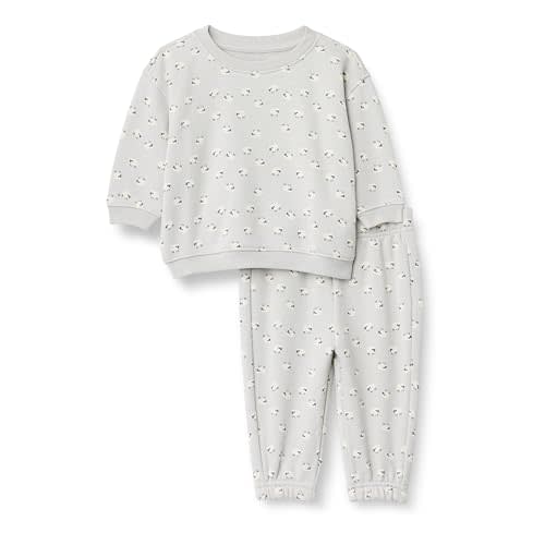Amazon Essentials x Sofia Grainge Toddlers and Baby Boys' Sweatshirt and Sweatpant Set