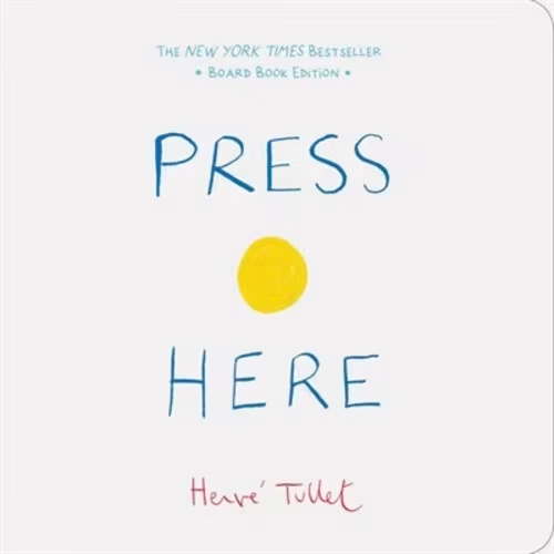 Press Here: Board Book Edition Book By Herve Tullet, (Board Book) | Indigo
