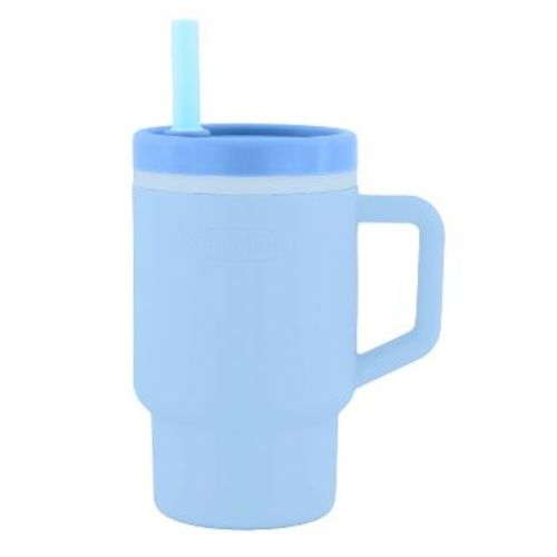 Infantino 9 fl oz Silicone My 1st Tumbler Soft Sippy Cup - Cloud Blue