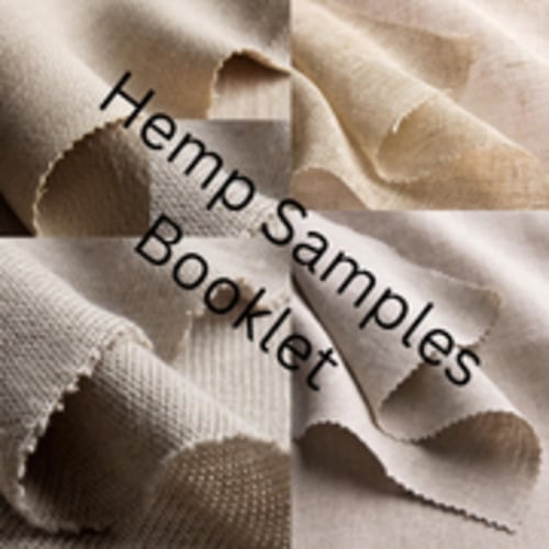 HEMP FABRIC SAMPLE PACK ~ 6 Plant-Based Swatches for Eco Projects – AppleOak FibreWorks