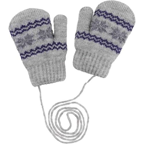 Baby-Winter-Knit-Mittens Soft Warm-Gloves Infant Newborn No Scratch Mittens 0-2 Years