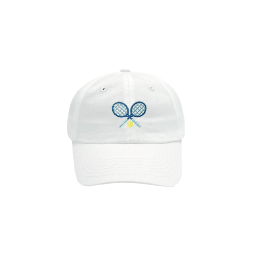 Tennis Rackets Twill Baseball Hat, Medium/Large