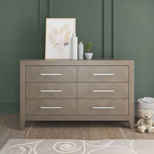 Child Craft 6-Drawer Kieran Dresser for Nursery or Bedroom, Plenty of Storage, Anti-Tip Kit Included to Prevent Tipping, Non-Toxic, Baby Safe Finish