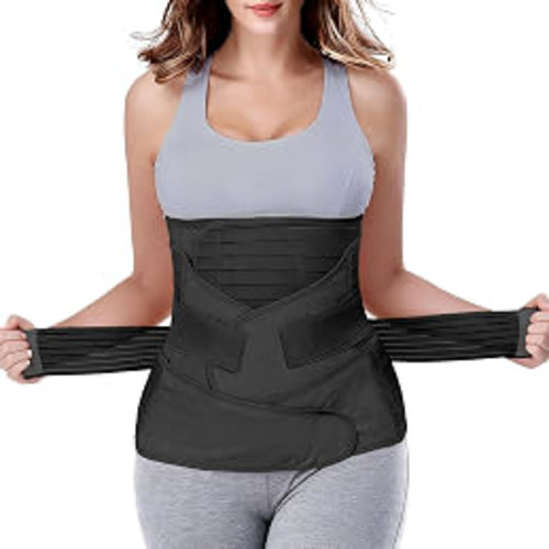 Postpartum Belly Wrap Recovery Band Belt Abdominal Binder (S/M)