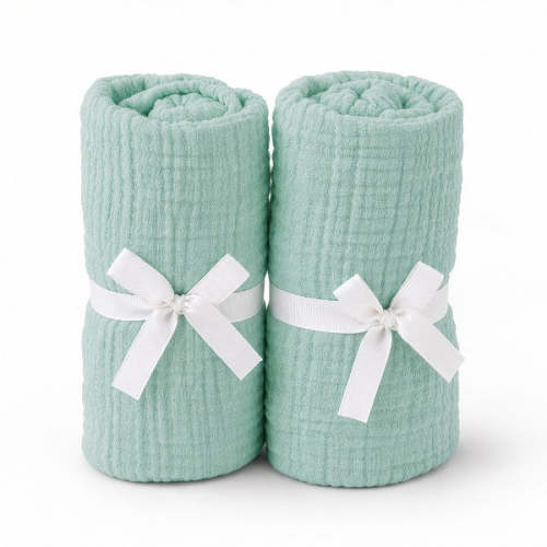 Breathable, Organic Cotton Sheets (2-pack) - Standard / Mint
