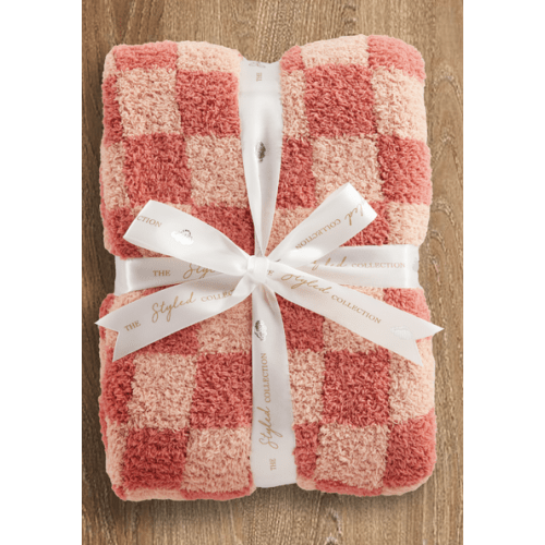 Checkered Receiving Buttery Blanket – The Styled Collection