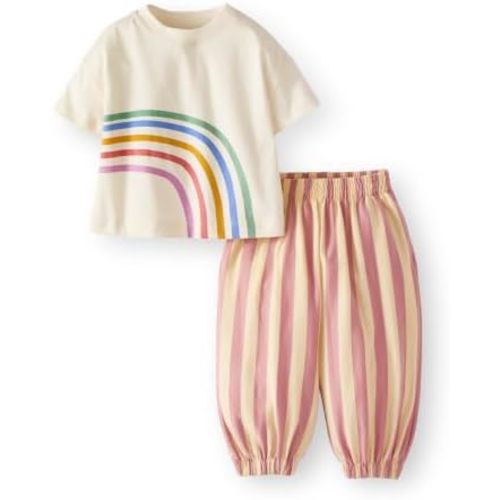 Hanna Andersson Toddler & Kids Cotton T-Shirt & Balloon Pants Set