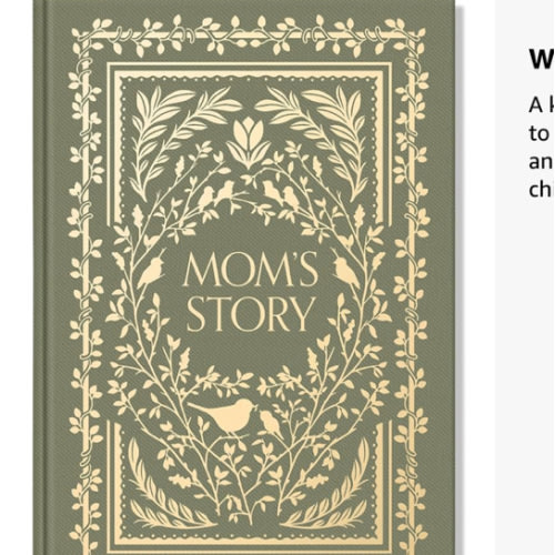 Mom's Story: A Memory and Keepsake Journal for My Family (Heirloom Story Books and Guided Journals)