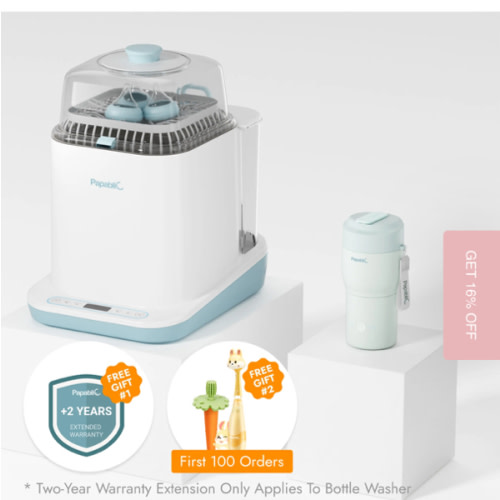 🌸 More snuggles, less chores. The Papablic Bundle brings parents peace of mind: 🧼 Bottle Washer → clean, sterilized & dry bottles waiting on the counter 🔥 Portable Bottle Warmer → warm milk anywhere, anytime 🎁 Limited Offer: Save $100 + FREE Baby Toothbru
