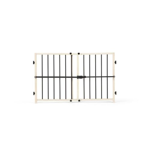 Regalo Metal and Wood Adjustable Gate - Beige