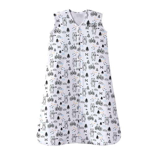 HALO SleepSack Wearable Blanket, 100% Cotton, Huggy Bears, Infant, Unisex, Medium, 6-12 Months