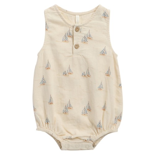 Beau Linen Blend Romper