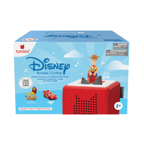 Toniebox Audio Player Bundle includes 3 characters: Toy Story, Lion King, Cars - Listen, Learn and Play with one Huggable box - Red **WALMART EXCLUSIVE**, Tonies - Walmart.ca