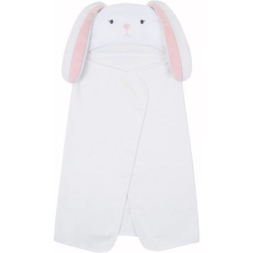 Lambs & Ivy Baby/Infant Luxury Cotton Terry Bunny Hooded Bath Towel