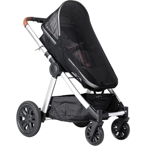 Stroller Mesh Shade Stroller Net Cover Baby Car Seat Carrier Shade-Ventilated and See Through Mesh