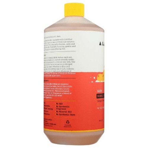 Alaffia Everyday Coconut Baby Bubble Bath, Coconut Strawberry - 32 fl oz