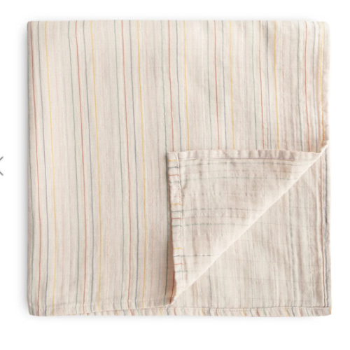 Organic Cotton Muslin Swaddle Blanket – The Rocking Horse Co.