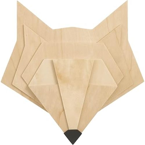 Little Love by NoJo Fox 3D Natural Wood Wall Décor