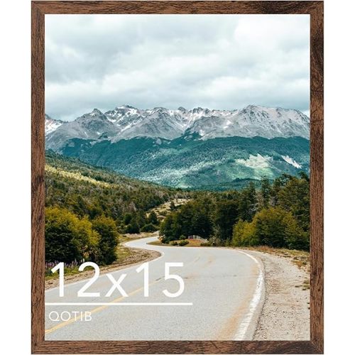 12x15 Picture Frame Deep Brown
