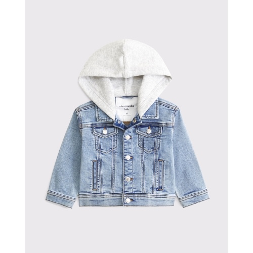 toddler hooded denim jacket