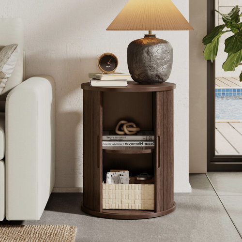 George Oliver Leathia Fluted Round End Tables & Reviews - Wayfair Canada