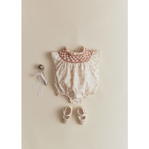 Mathilde romper suit - Mini Roses Print