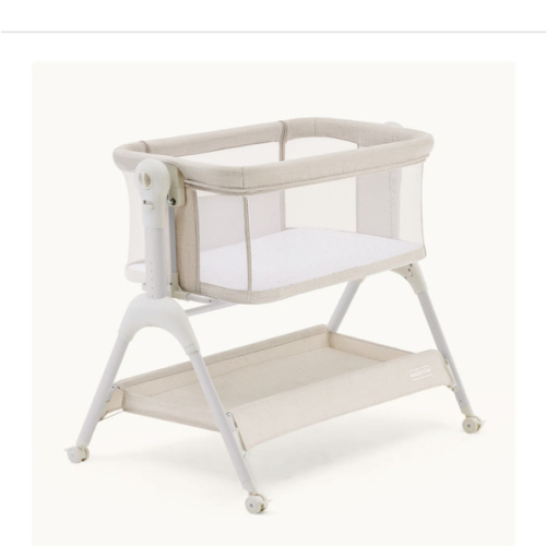 HARPPA Cuddly Sway | 3-in-1 Rocking Baby Bassinet & Bedside Sleeper with Anti-Reflux Mattress for Newborns | Attaches to Bed, Adjustable Height, Tool-Free Setup, Portable Wheels, CPSC Certified, Gentle Rocking Motion | Ideal for Infants, Safe Co-Sleeping