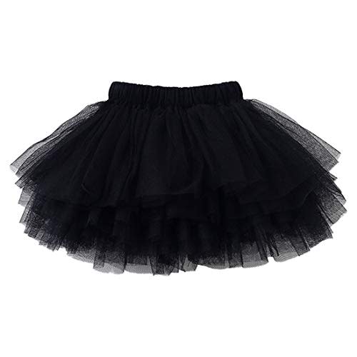 Colorful Childhood Baby Girls Tutu Skirt Tulle Tutus | 6 Layered Tulle Skirt, Suit for 12M,18M,24M,2T,3T,4T,5T,6T,7T,8T,for daily wear, photography, dress-up, dance, birthday party