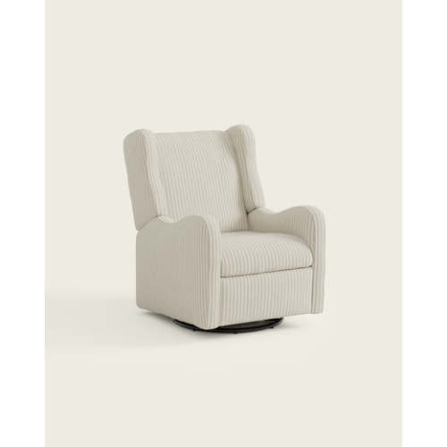 The Drift Glider Recliner- Pebble Stripe