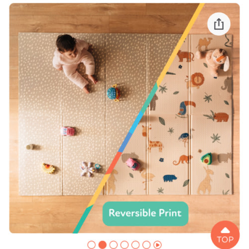 Reversible Floor Mat | Safari