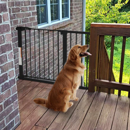Comomy 30" H Auto Close Safety Gate 29.5"-43.3" Extra Wide & Reviews | Wayfair