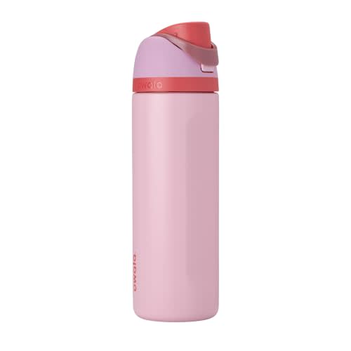 Owala FreeSip Stainless Steel Water Bottle 24 oz Angel Food Cake