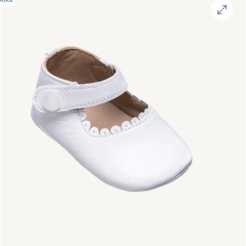 Elephantito Baby Mary Jane - White