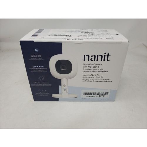Nanit Pro Smart Baby Monitor & Flex Stand - 1080p Secure Wi-Fi Video Camera,...