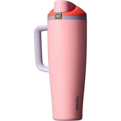 Owala FreeSip Tumbler Stainless Steel Water Bottle 40 oz Sugar High