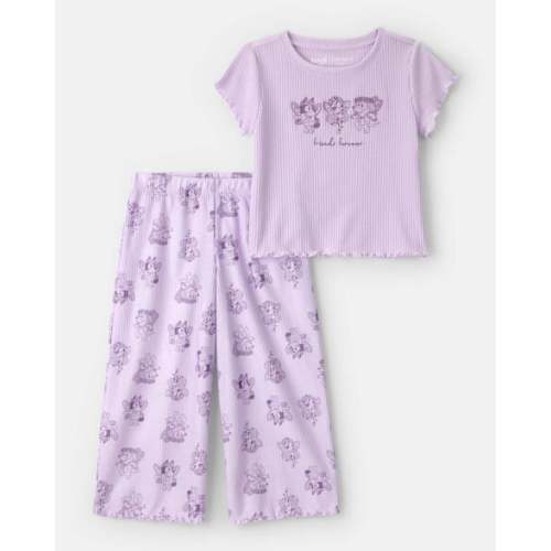 Toddler Girl 2-Piece Bluey™ Short-Sleeve Pajama Set - Purple | Carter's