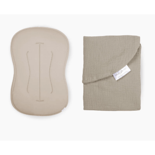 Lounger Curve + Muslin Cover Set | Birch