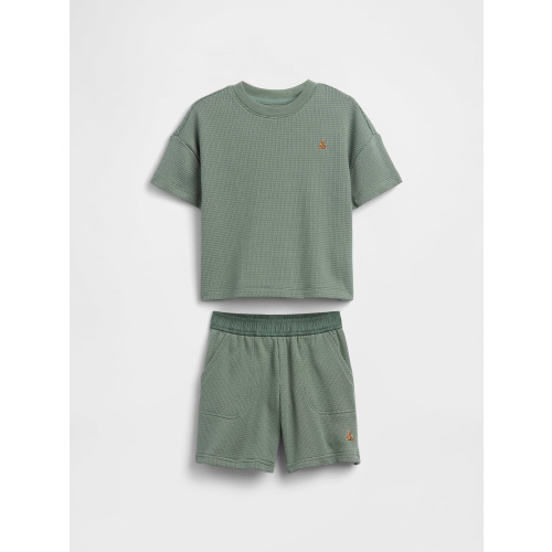 Baby & Toddler Textured Stripe Outfit Set